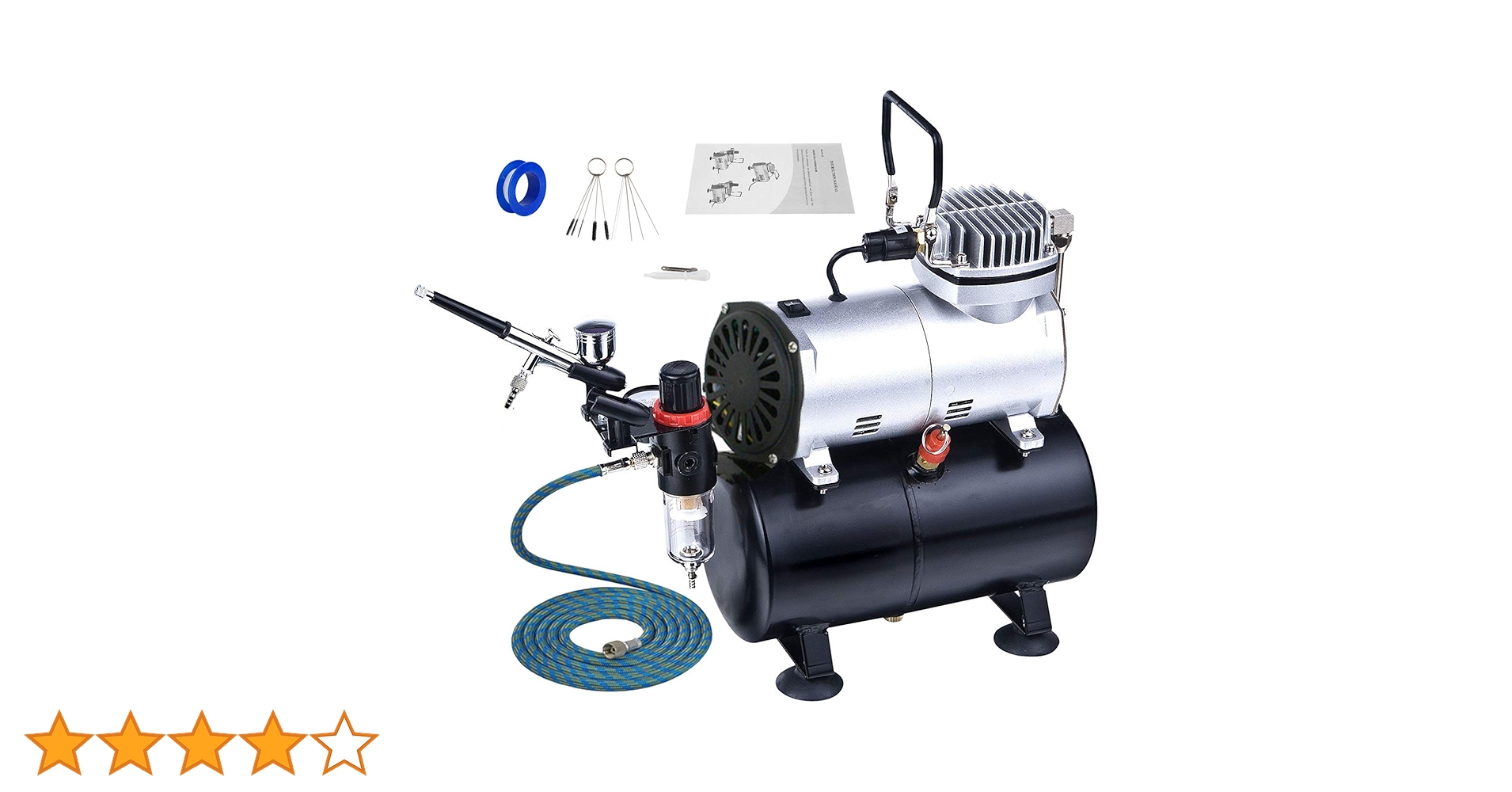 Amazon | Ausuc エアブラシ コンプレッサー セット エアーブラシ